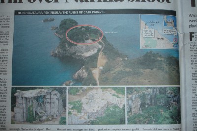 Hereherataura Peninsula (Cair Paravel ruins) - New Zealand Herald Hereherataura Peninsula (Cair Paravel ruins)