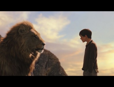 Aslan and Edmund Aslan and Edmund