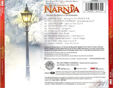 LWW Inspired by Soundtrack - Back Cover LWW Inspired by Soundtrack - Back Cover