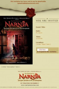 Narniaresources.com Invitation NarniaResources.com Invitation