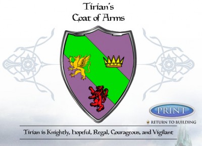 Tirian's Coat of Arms