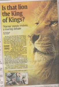 Aslan on USA Today - Dec 2, 2005 Aslan on USA Today - Dec 2, 2005