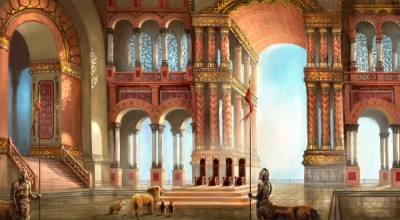 Inside Cair Paravel Concept Art - Henrik Tamm Inside Cair Paravel Concept Art - Henrik Tamm
