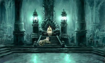 The White Witch on her Throne Concept Art - Henrik Tamm The White Witch on her Throne Concept Art - Henrik Tamm