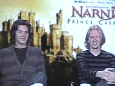 Ben Barnes and Andrew Adamson Ben Barnes and Andrew Adamson