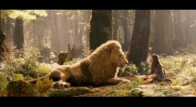 Lucy with Aslan
