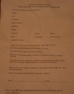 Casting sheet for general applications 