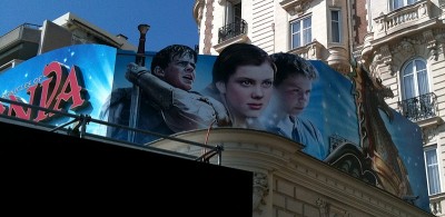 Dawn Treader Banner at Cannes Film Festival