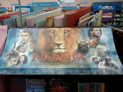 Voyage of the Dawn Treader advertising in-store