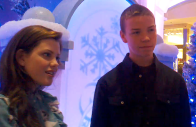 Georgie Henley and Will Poulter