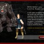 2 Pack Figures - Wer-Wolf and Castle Raid Caspian - Play Along Toys