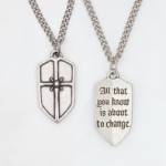 Narnia Telmarine Shield Pewter Pendant - Bob Siemon Designs