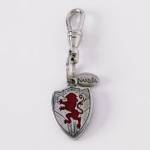 Narnia Shield Zipper Pull - Bob Siemon Designs