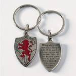 Narnia Shield Pewter Keyring - Bob Siemon Designs