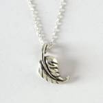 Sterling Silver Narnia Necklace - Goodness Triumphs Leaf - Bob Siemon Designs