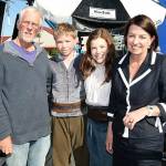 Michael Apted, Will Poulter, Georgie Henley, and Premier Anna Blight