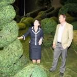 Anna Bligh tours the set for Coriakin's Garden