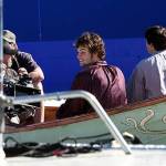 Ben Barnes' stunt double in the water tank