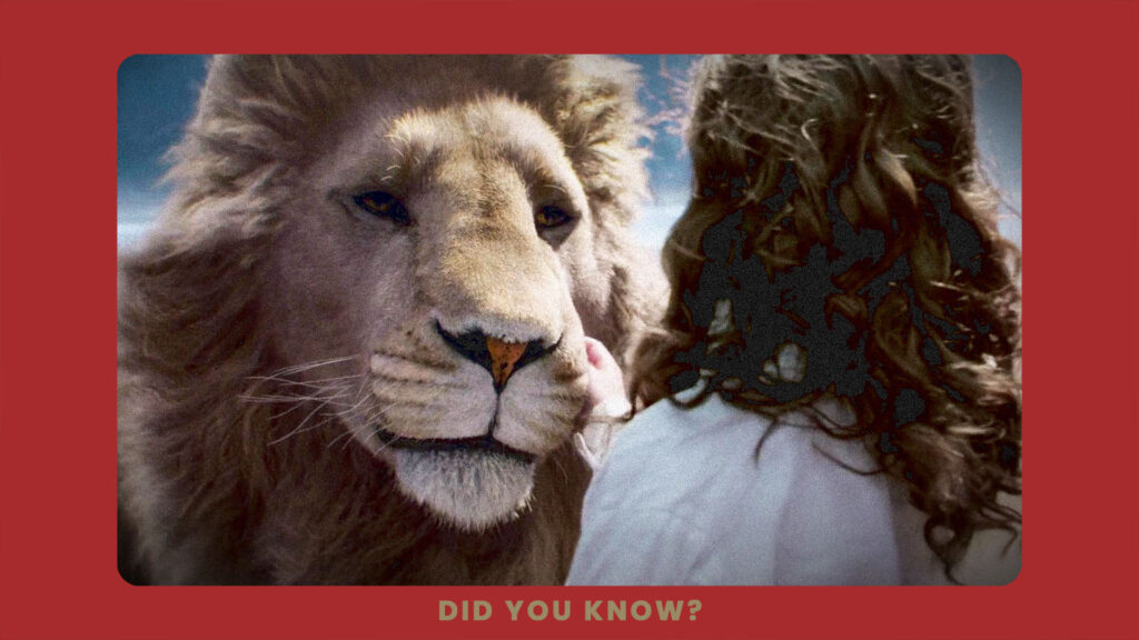 Aslan the Lion from The Chronicles of Narnia Voyage of the Dawn