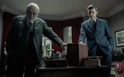 First Look at Matthew Goode as C.S. Lewis in "Freud's Last Session"