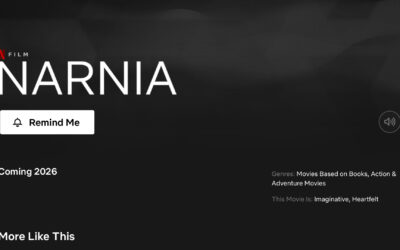 ‘Narnia: The Magician’s Nephew’ Placeholder Appears on Netflix in Select Countries